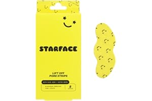 Starface World Tiras de poros, removedor de puntos negros, tira de nariz de limpieza profunda, parches para poros (8 unidades)