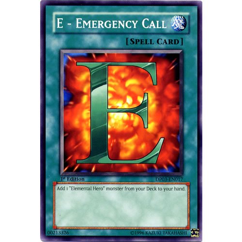 Yu-Gi-Oh! E - Emergency Call Card - DP03-EN017 Common 1st Edition (Duelist Pack 3: Jaden Yuki 2) - View #12