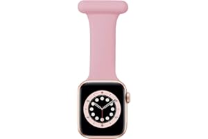 SONGSIER Compatible with Apple Watch Strap 38mm/40mm/41mm/42mm/44mm/45mm/46mm/49mm, Infection Control Design Pin Fob for Nurses Doctors Healthcare Paramedics