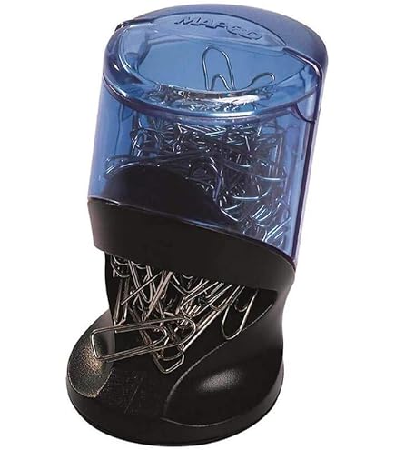 D.RECT Büroklammern Spender Mit Magnet - Praktischer Klammernbehälter Fürs Home Office