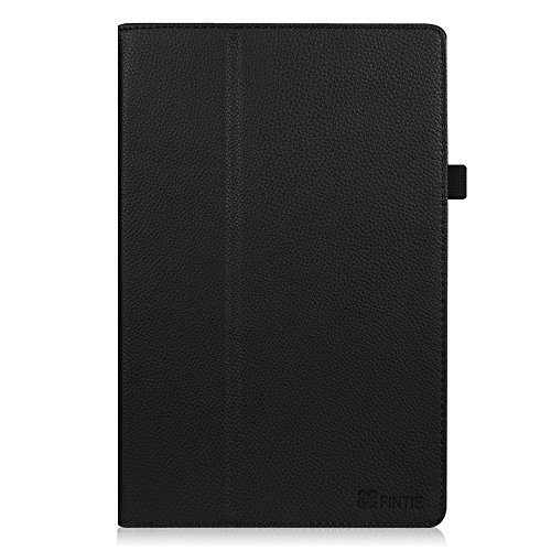 Fintie Odys Rapid 10 LTE Hülle Case – Slim Fit Folio Premium Kunstleder Schutzhülle Tasche Etui Smart Cover mit Ständerfunktion für Odys Rapid 10 LTE 25,7 cm (10,1 Zoll) Tablet-PC, Schwarz - 7