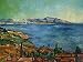 Produktbild Steve Art Gallery 75x100cm, Cezanne landskap, oljemålning på DUK efter Cezanne