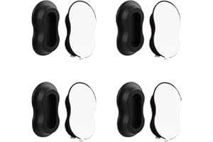 LYAI 4PCS Magnetic Remote Control Holder Wall Mount with Powerful Magnet, No-Drill Self-Adhesive Design, Strong Stick-On Silicone Remote Caddy for TV, Fan & AC Remotes, Space-Saving for Home & Office