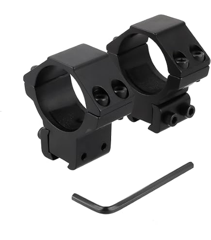 Ammortizzatore Per Carabina Ad Aria Compressa - Base 11 Mm, Anelli 25/30 Mm, Con Riduzione Removibile