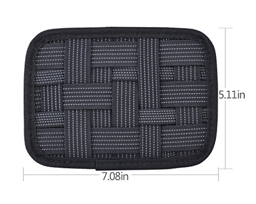 Festplattentaschen,Coofit Festplattentaschen Organizer kabel Organizer Aufbewahrungstasche Elektronik Organizer für USB Kabel - 3