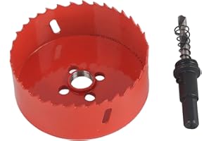 90mm/3.5'' Otwornica Stal Szybkotnąca Otwornica Bit Cięcia Zębów do Metalu Drewna Z Tworzyw Sztucznych