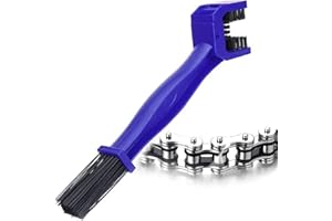 Bike Brush cleaning Motorcycle chain,Bicycle Chain Cleaner Brush,Durable Bicycle Chain Maintenance Cleaning MGIA Tech Brush for All Type Chain-BlueBrush