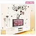 Produktbild Autocollant Mural Fleurs Vigne Oiseaux Cage S Tv Fond Décorations Pour Chambre 7102. Bricolage Home Stickers Amovible Mural Art Print Posters 3.5