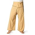 Pantaloni Da Pescatore Thailandesi - 100% Cotone, Unisex, Comodi Per Yoga E Meditazione, Taglia S-XL - Foto 5
