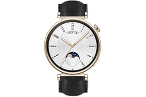 Blueshaweu Bransoletka kompatybilna z Huawei Watch GT 4 Smartwatch 41 mm, Quick Release, skórzany klasyczny zamiennik paska do zegarka Huawei Watch GT 4 41 mm