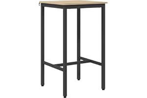vidaXL Barbord 52 x 52 x 110 cm Konstruerat trä Sonoma-ek Rektangulär
