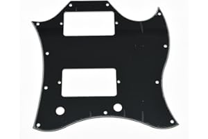 KAISH czarny 3-warstwowy standard SG pełna tarcza do gitary dla USA SG specjalna gitara
