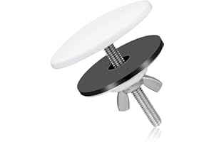 XIHIRCD Tapa del Orificio del Fregadero de la Cocina, Aleación de Zinc Acero Inoxidable Tapón del Fregadero de la Cocina Tapa de Sellado Tapón del Fregadero (Blanco)