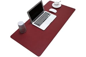 BEMODST Alfombrilla para ratón de piel sintética resistente al agua de Bubm, alfombrilla perfecta para escribir, para la oficina y el hogar, ultrafina de 2 mm, 80 x 40 cm