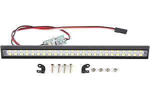 EQULUP Lampada da tetto RC, 48 pezzi Perline lampada Lampada da tetto per auto RC Crawler RC Barra luminosa a LED universale Accessorio per auto cingolata RC