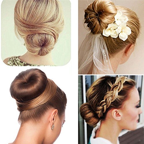 Zhenhui 3 Stücke Damen Fashion Hair Styling Donut Hair Bun Maker - 4