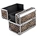 Beyondfashion Black Beauty Box Beauty Jewellery Storage Bag Nail Saloon Case (Leopard)