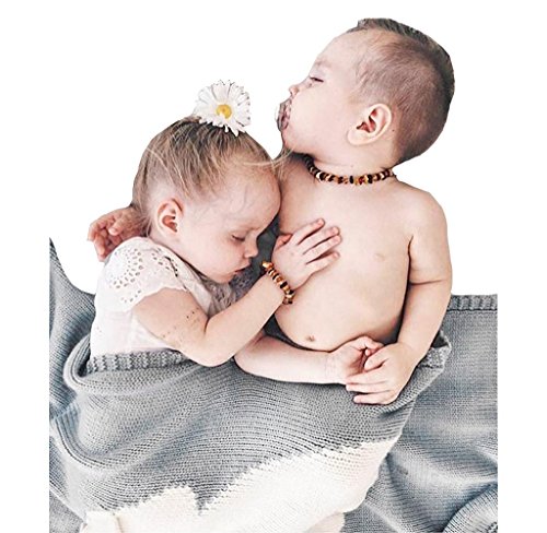 Covermason Babydecke Kinder Hase Strickdecke Spielen Decke Für 0-6 Alter Baby, 73 * 105cm