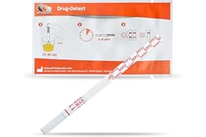self-diagnostics Szybki test metylofenidat (MPD) - Cut-Off: 150 ng/ml - 5 pasków testowych - wykrywanie narkotyków - test zanurzeniowy - test moczu - test metylofenidatu - 5 min test narkotykowy mocz