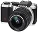 Produktbild Pentax K-01 SLR Digital Kamera (16 Megapixel, 3-fach opt. Zoom, 7,6 cm (3 Zoll) Display, Full-HD Video, bildstabilisiert) inkl. 18-55mm Objektiv silber/schwarz