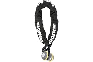 Oxford Beast 22mm chain x 1.5mtr. High Security Heavy Duty Motorbike Chain. Sold Secure Diamond. LK126 , Black