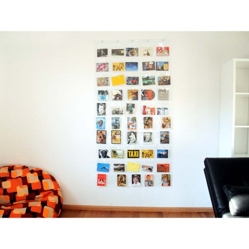 HAB & GUT (DV008) Duschvorhang mit 50 Taschen 90 x 180 - 2