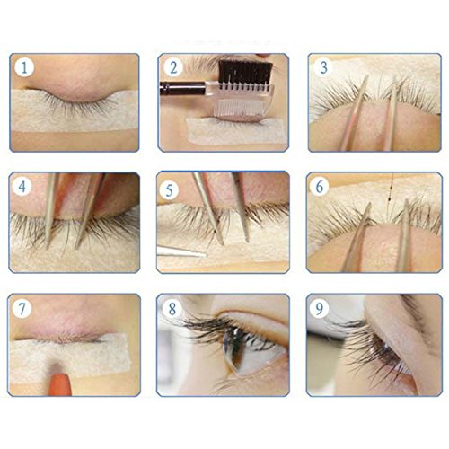 LuckyFine Wimpern Wimperndauerwelle Kit Liquid Eyelash Wave für 18 Anwendungen Wimpernwelle Wimpern-Curling-Satz - 3