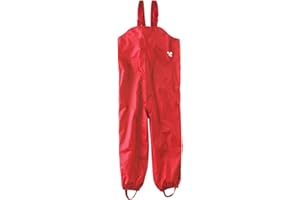 Muddy Puddles Unisex Kid's Recycled Originals Waterproof Dungarees, Blue, 2-3 Years