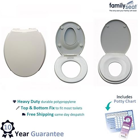 Georgia Family Parent & Child Toilet Seat White