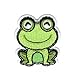 Produktbild mediac Ecusson-Zum Aufbügeln Frosch Lächeln 3,50 x 4 cm