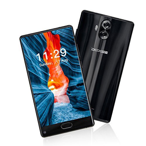 Smartphone in Offerta, DOOGEE MIX Lite 4G Telefonia Mobile Android 7.0 - Dual SIM Cellulari con 5.2''HD Bezel-less Schermo, Doppia Fotocamera 13MP + 8.0MP, Batteria 3080mAh, 2GB RAM + 16 GB ROM - Nero