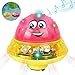 Produktbild MOGOI Spray Wasser Badespielzeug, elektronische Wasserball Badespielzeug mit Licht für Kleinkinder Jungen Mädchen Pool Badewanne (pink+Base)