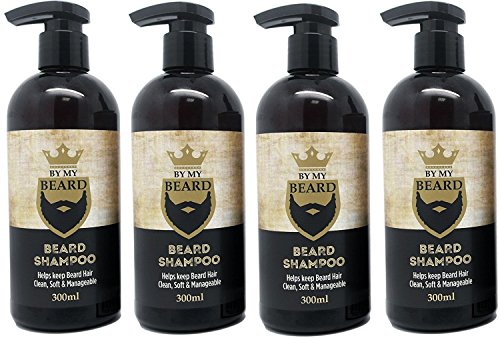 x4 By My Beard- Beard Shampoo Wash Men's Moustache Grooming Care Facial Hair