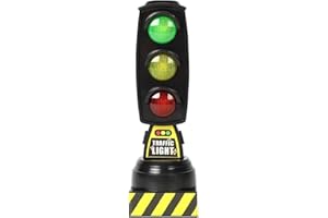 Gammaeon Traffic Light, Mini Road Safety Signs Traffic Signal Traffic Lights Pretend Play Early Educational for Christmas Birthday Gifts