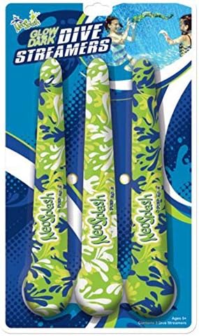 Pumponator Neosplash Dive Streamers, Glow In The Dark by Pumponator