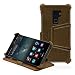 Produktbild Manna UltraSlim Hülle für Huawei Mate S | Hülle Aufstellbar | Case aus Nubuk Leder, braun mit farblich Abgesetzter Naht | Innenseite der Schutzhülle mit Microvlies gepolstert | Visitenkartenfach