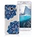 Produktbild Samsung Galaxy J7 2016 SM-J710F Hülle AllDo Silikon Gummi Schutzhülle Transparente Klare Hülle Soft TPU Clear Case Slim Cover Bumper Ultra Dünne Schlanke Etui Weiche Glatte Schale Flexible Leichte Tasche Kratzfeste Stoßfeste Handyhülle - Blauer Lotus
