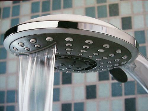 Niagara Duschkopf Handbrause „Wasserfall“ Multifunktion Schwall Brause Chrom/schwarz - 6