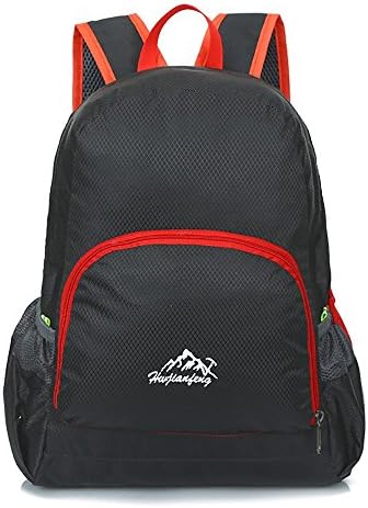 Skytower 35L Lightweight Hiking Backpack for Outdoor Hiking Travel Climbing Camping Waterproof Mountain Top Mountaineering Causal School Bag (Black)