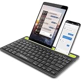 Coverzone C380 &Ccedil;ift Bluetooth Bağlantılı Taşınabilir İnce Tasarım IPad İle Uyumlu Telefon Tutuculu Tablet Tutuculu &Ccedil;oklu Bağl