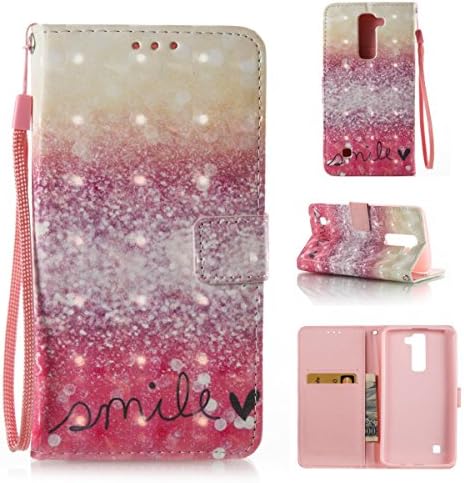 LG K7 Case, LG K8 Wallet Case, MEETER [Phone Case] Premium Soft PU Leather Folio Book Style Wallet Desert Pattern Printing Design Case with [Kickstand] Stand Function Card Holder and ID Slot Slim Magnetic Flip Protective Skin Cover for LG K7 / LG K8
