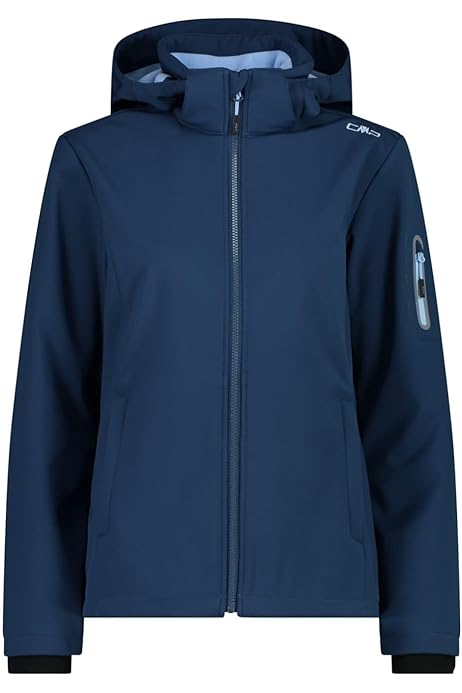 Felpa Con Cappuccio CMP Donna - In Cotone, Zip Frontale | Per Sport E Tempo Libero - Foto 2