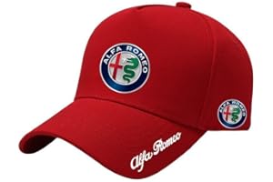 VENBER Casquette De Baseball, pour Alfa Romeo Casquettes de Baseball Voiture Chapeaux Cadeau Personnalisé Réglable Respirante