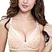 HOEREV Cotton Soft Nursing Maternity Non-wired Breast Feeding Bra