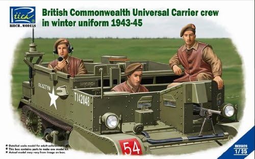 Riich Models RV35028 Figure British Commenwe G14 Universal Carrier Crew Winter Uniform 1943 – 45
