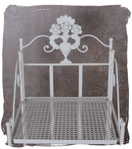 BADEZIMMERREGAL LANDHAUS WEISS REGAL ANTIK EISENREGAL SHABBY CHIC PALAZZO EXCLUSIVE - 2
