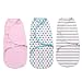 SwaddleMe Original Swaddle (Small, Pink Whale/Spot and Grey Stripe, Pack of 3)