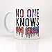 Produktbild No One Knows I 'm Hohe Tasse 313 ml Keramik Kaffee Tasse