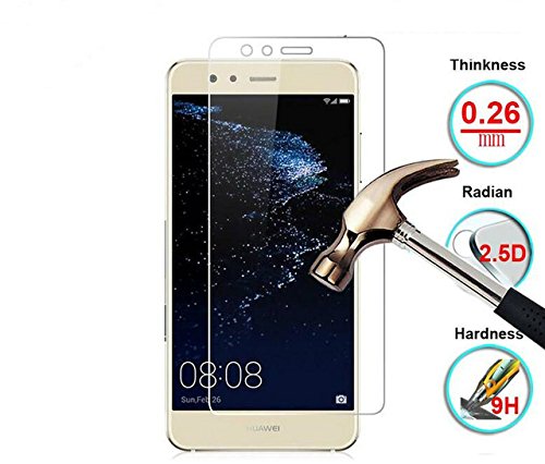 Huawei P10 Lite Vetro Temperato Pellicola salvaschermo Pellicola protettiva in vetro temperato Premium (9H * 2.5D, spessore 0,33 mm) per Huawei P10 Lite Smartphone
