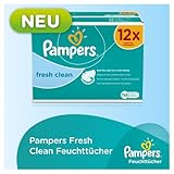Pampers Feuchte Tücher Fresh Clean Vorteilspack Giga 12x, 1er Pack (1 x 768 Stück) - 2